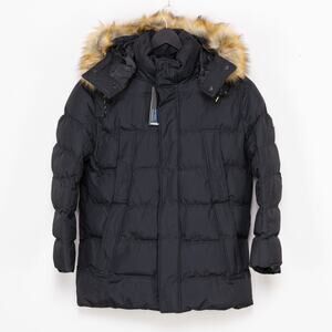 Spire By Galaxy Alastair Men Parka Jacket Black Size L